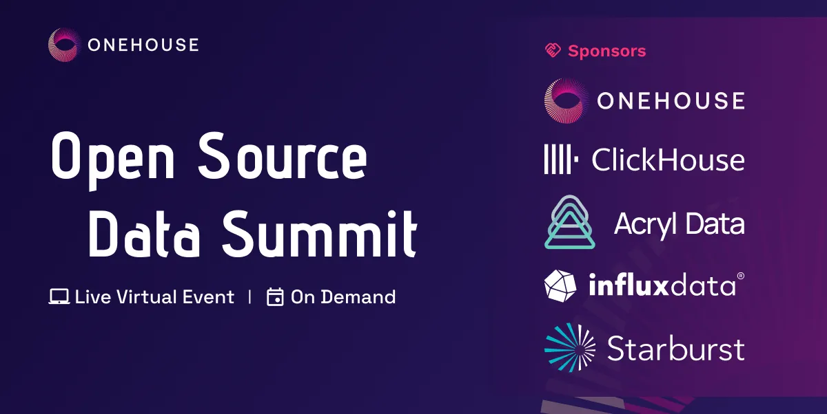 Open Source Data Summit