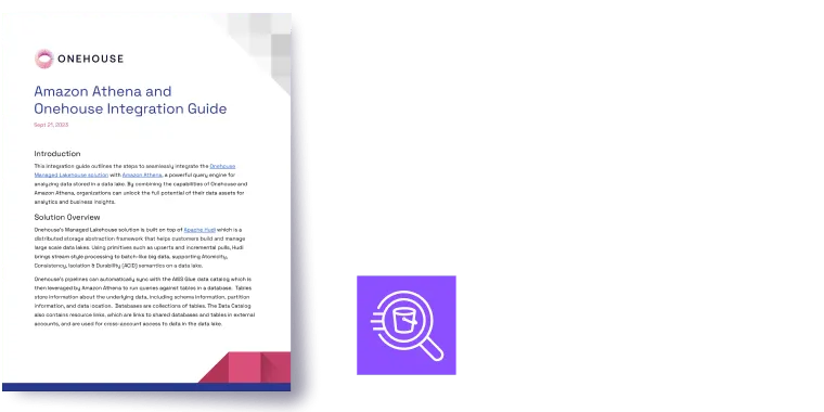 Integrate Amazon Athena with your Onehouse Lakehouse