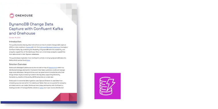 Ingest Data from your DynamoDB Tables into the Lakehouse using Kafka