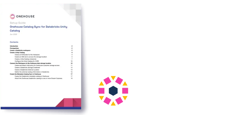 Onehouse Catalog Sync for Databricks Unity Catalog