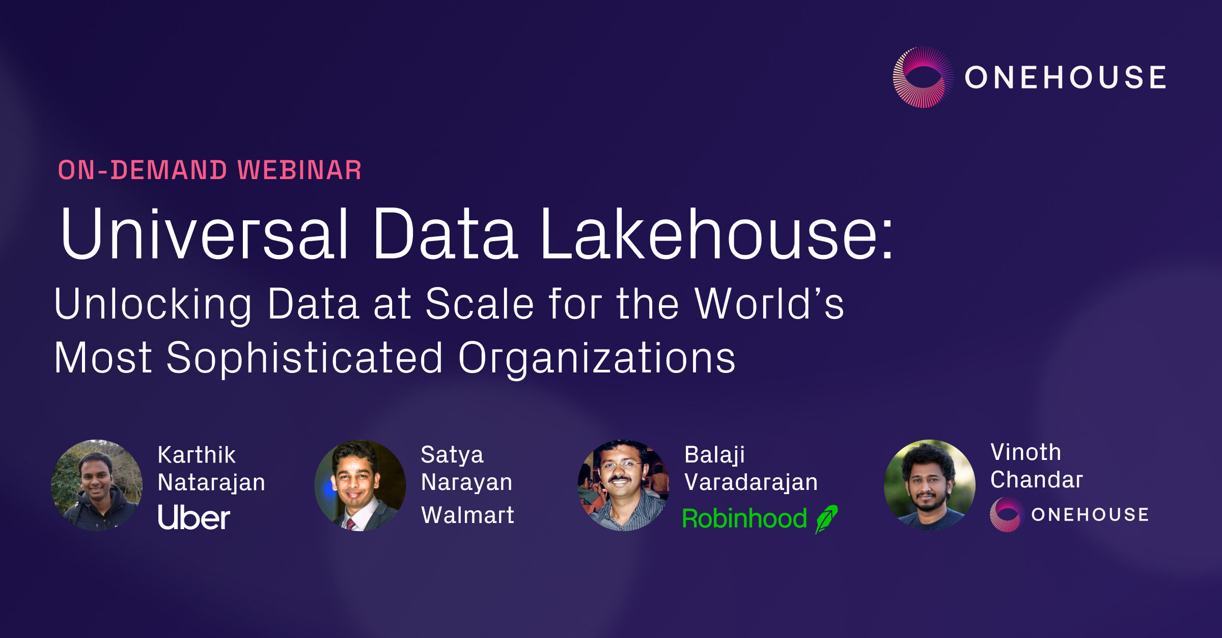 Universal Data Lakehouse: User Journeys from the World's Largest Data Lakehouse Users