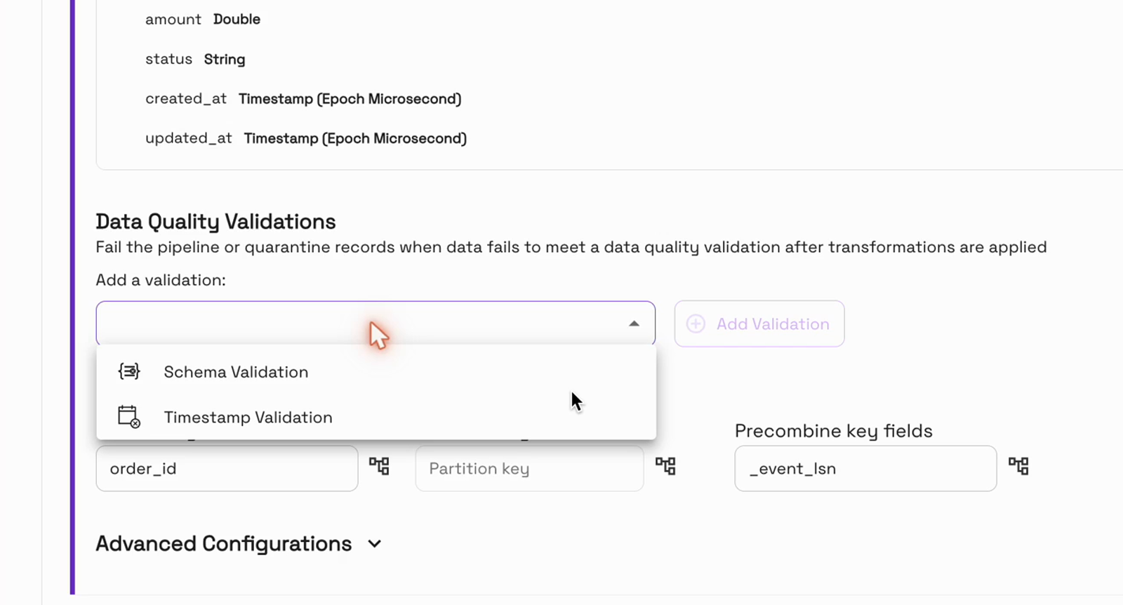 Data Quality Validations: Schema Validation and Timestamp Validation