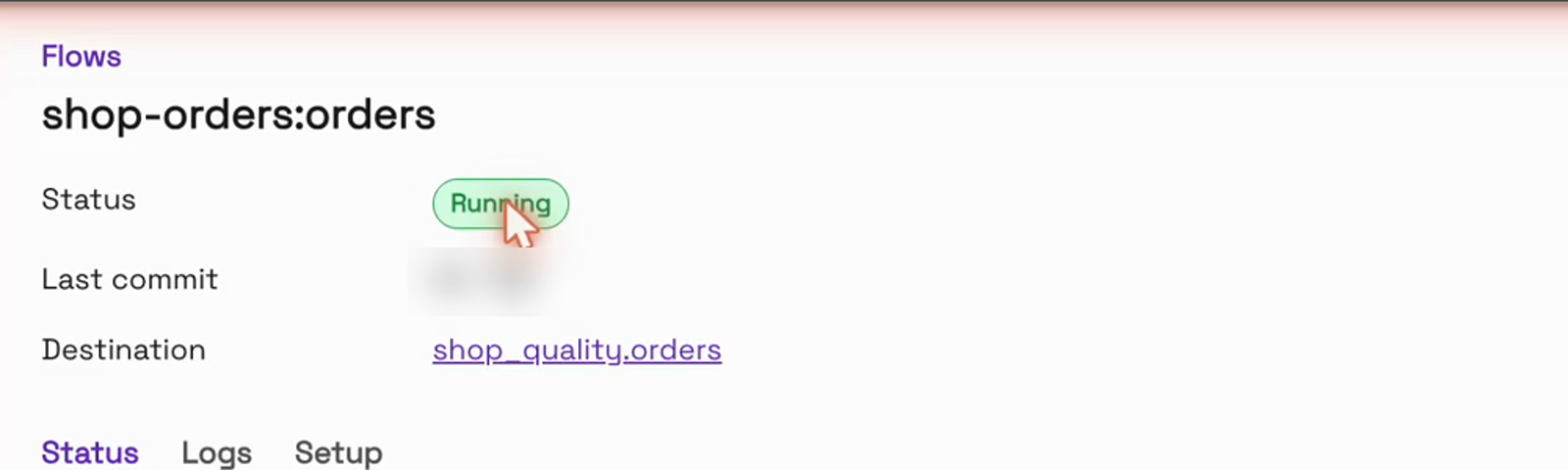 The flow shop-orders running in OneFlow
