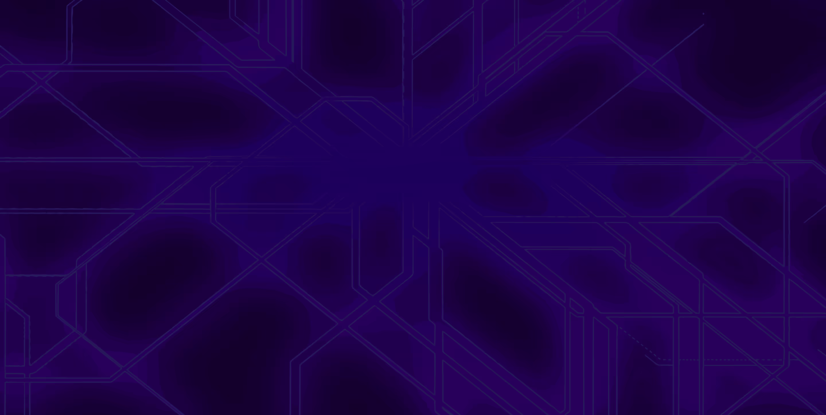A purple and black background with letters all over it.