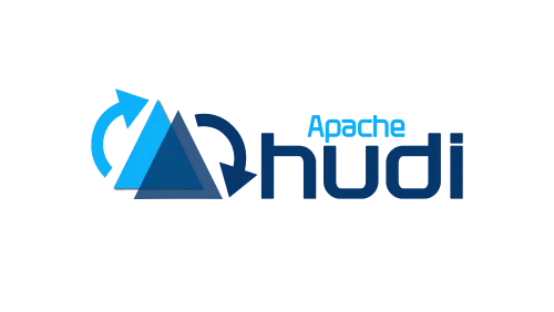 A blue and black logo with the words apacne arudii.