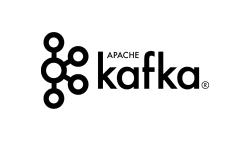 A black and white photo of a logo.